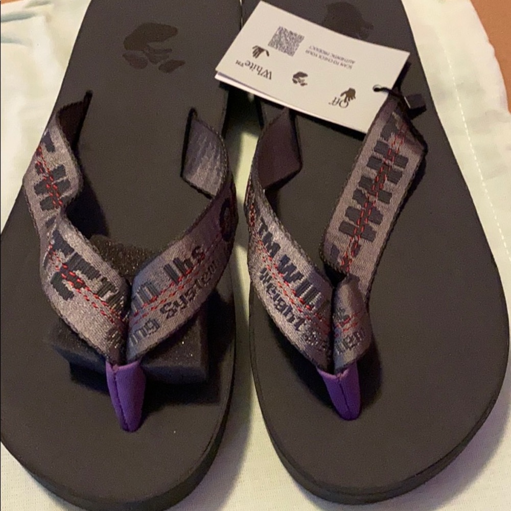 Off-White Flip Flops